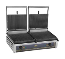 Contact grill ribbed-ribbed