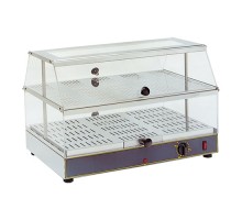 Heated display showcase