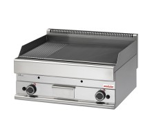 Fry top smooth-ribbed