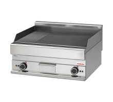 Fry top smooth-ribbed