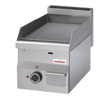 Fry top ribbed