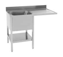 Pre-rinse table 120cm