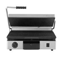Contact grill ribbed-ribbed