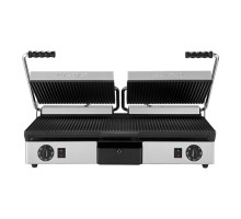 Contact grill ribbed-ribbed
