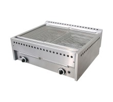 Lava stone grill 2-zones