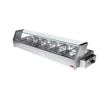 Heated display showcase