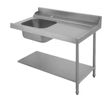 Pre-rinse table 120cm