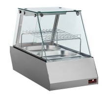 Heated display showcase