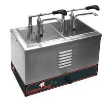 Sauce warmer w/dispenser