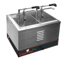 Sauce warmer w/dispenser
