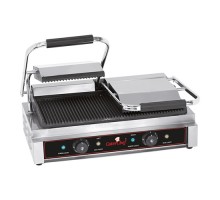 Contact grill ribbed-ribbed