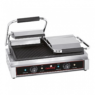contact grill ribbed-ribbed CaterChef (star)