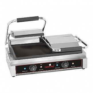 contact grill smooth-ribbed CaterChef (star)