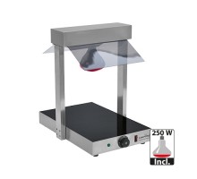 Food warmer with gantry