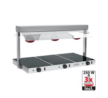 Food warmer with gantry