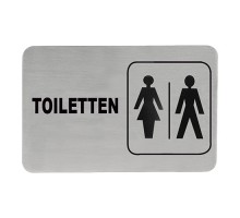 Adhesive text sign