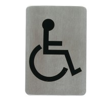 Adhesive text sign