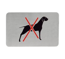 Adhesive text sign