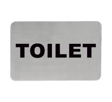 Adhesive text sign