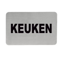 Adhesive text sign