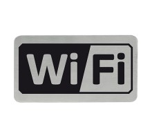 Adhesive text sign