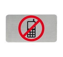 Adhesive text sign