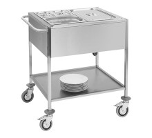 Bain marie trolley