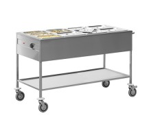 Bain marie trolley