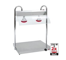 Food warmer with gantry