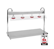 Food warmer with gantry