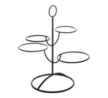 Serving stand 2xø10,0cm+2xø14,0cm