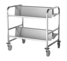 Plate transport trolley