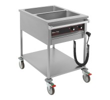Bain marie trolley