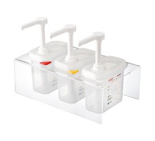 Sauce dispenser 3x01,5l