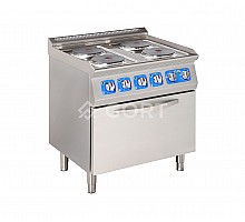 Electric cooking ranges on electric oven, Line 700 Gort GC1100-080EV+V40