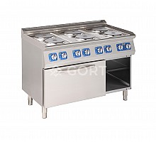 Electric cooking ranges on electric oven, Line 700 Gort GC1100-120EV+V42