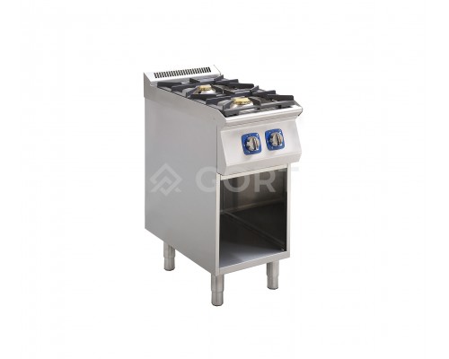 Gas cooking range on open base, Line 700 Gort GC2000-040EV+S02