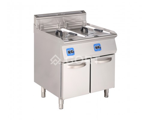 Gas fryer on base with doors (monoblock), Line 700 Gort GF2210-080EV+S05