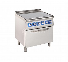 Electric solid top on electric oven, Line 700 Gort GT1000-080EV+V40