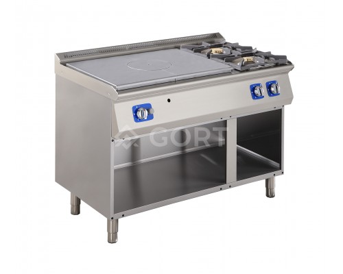 Gas solid top on open base, Line 700 Gort GT2100-120EV+S02