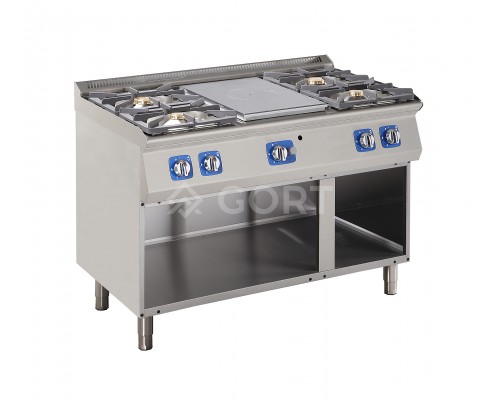 Gas solid top on open base, Line 700 Gort GT2300-120EV+S02