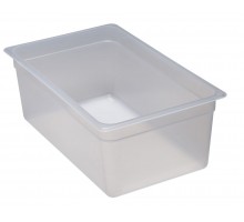 GN 1/1 caurspīdīga polipropilēna tvertne, Cambro, GN 1/1, 25,6L, Caurspīdīgs, 325x530x(H)200mm