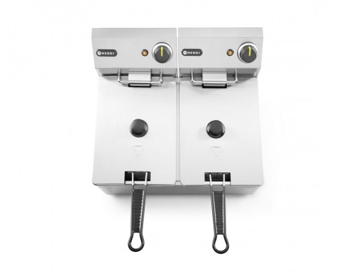 Deep fryer Kitchen Line - 2x4L, HENDI, Kitchen Line, 8L, 230V/6000W, 470x380x(H)315mm