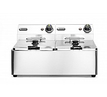 Deep fryer Kitchen Line - 2x 6L, HENDI, Kitchen Line, 12L, 230V/6600W, 550x430x(H)305mm