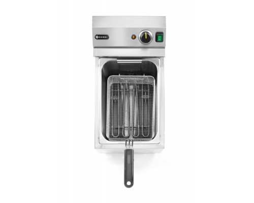 Deep Fryer XL Profi Line with drain tap, 10 l, 400 V, HENDI, Profi Line, 10L, 400V/6600W, 300x680x(H)420mm