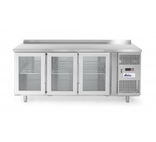 Stiklots-3-durvju aukstumgalds ar agregāta novietojumu sānos, Arktic, 420L, 230V/400W, 1795x700x(H)850mm