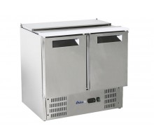 2-door refrigerated salad counter with liftable cover, Arktic, 247L, 900x700x(H)860mm