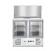 2-durvju aukstumvitrīna ar paceļamu vāku, Arktic, 247L, 230V/145W, 900x700x(H)860mm