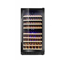 Wine cooler, 2-zone, 72 bottles, Arktic, 232L, 220-240V/110W, 595x675x(H)1215mm