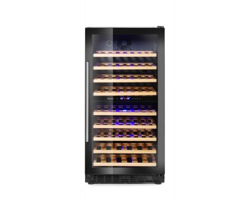 Wine cooler, 2-zone, 72 bottles, Arktic, 232L, 220-240V/110W, 595x675x(H)1215mm